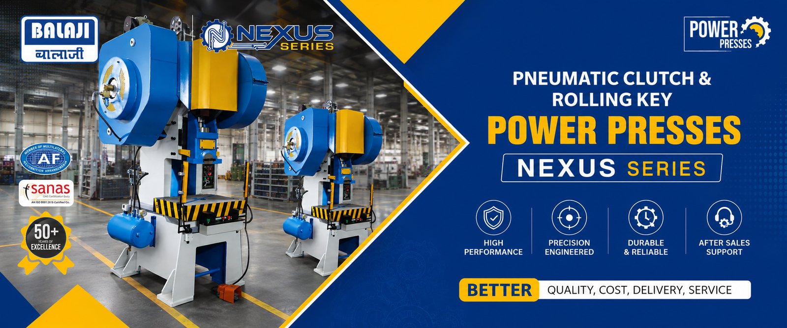NEXUS Series C Type Pneumatic Clutch Power Presses